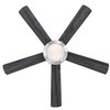 Westinghouse Ceiling Fan Indoor 52In Comet DmLED BrNk Rvrs 5-Bld Char/Wengue Frost Glass 7305400